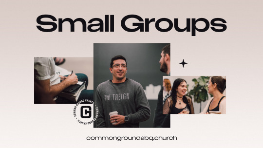 Small groups at CGC